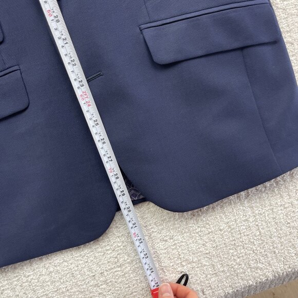 Ted Baker Navy Blue 100% Wool Joey CT Sport Coat Jacket Blazer Men's 40S - Picture 7 of 16